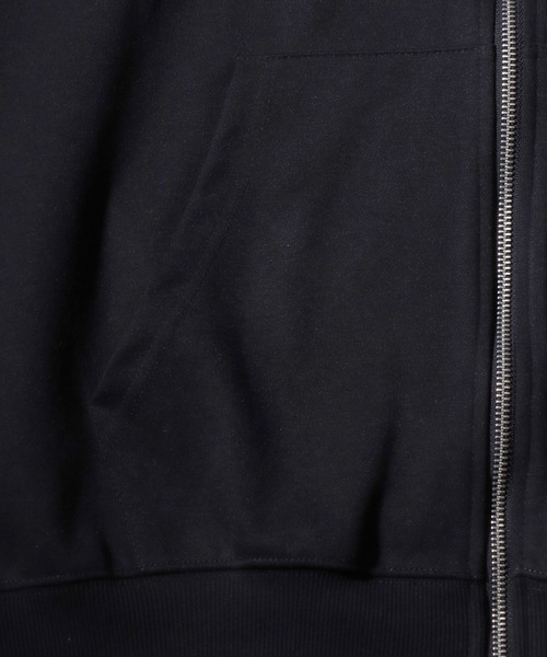 SITRY（シトリー）の「Cross ＆ Trival Logo Rinestone Sweat Zip Hoodie/クロスロゴ トライバルロゴ ラインストーン オーバーサイズ ショート丈 ダブルジップ ポンチ フルジップパーカー フーディー パーカー スウェット レディース メンズ（パーカー・メンズ・ホワイト/ブラック・M/L）」の21枚目の写真