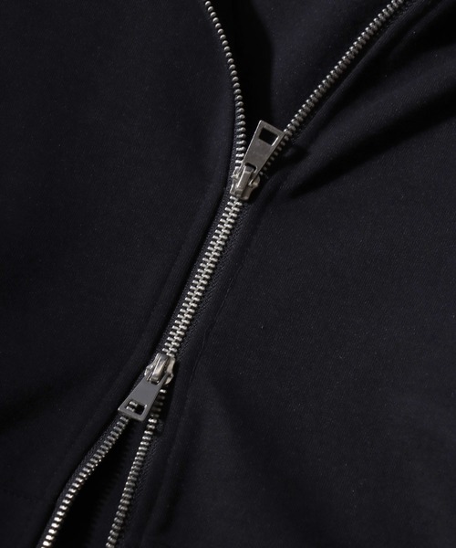 SITRY（シトリー）の「Cross ＆ Trival Logo Rinestone Sweat Zip Hoodie/クロスロゴ トライバルロゴ ラインストーン オーバーサイズ ショート丈 ダブルジップ ポンチ フルジップパーカー フーディー パーカー スウェット レディース メンズ（パーカー・メンズ・ホワイト/ブラック・M/L）」の19枚目の写真