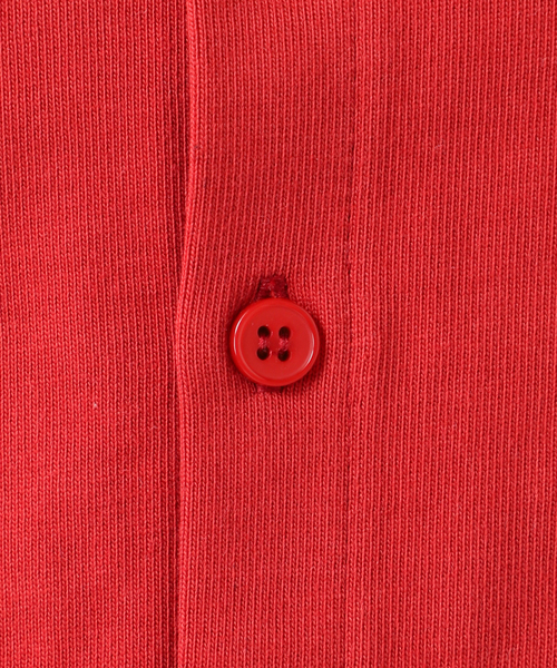 OUTDOOR PRODUCTS(アウトドアプロダクツ)の「ロゴ刺繍コットンクルーネックカーディガン(カーディガン/ボレロ・レディース・レッド/ホワイト/チャコールグレー/ブラック・FREE)」の17枚目の写真