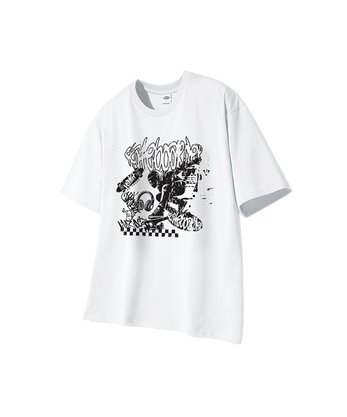 VENHIT(ベンヒット)の「firepunk クールコットン半袖(Tシャツ/カットソー・レディース・ホワイト/カーキ/クリーム/ブラック・LARGE/MEDIUM/SMALL/X-LARGE)」の1枚目の写真