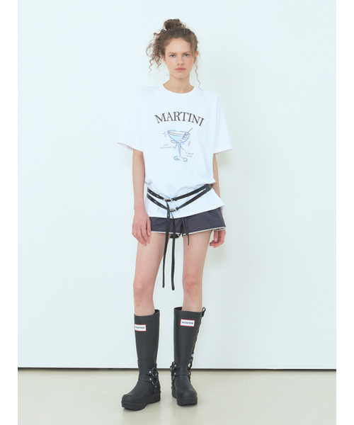 ETMON(エトモン)の「Martini Graphic T-Shirt Blue(Tシャツ/カットソー・レディース・その他・FREE)」の3枚目の写真