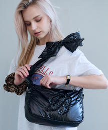 BITTER CELLS（ビターセルズ）の「クラウディラッフルバッグ-ブラック（ショルダーバッグ）」