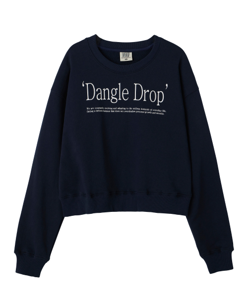 DANGLEDROP(ダングルドロップ)の「DGDPタイポマンツーマンネイビー(スウェット・レディース・その他・S/M)」の14枚目の写真