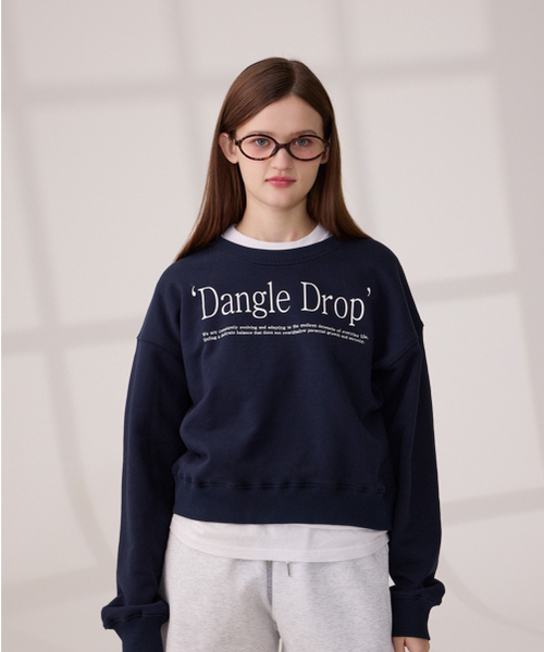 DANGLEDROP(ダングルドロップ)の「DGDPタイポマンツーマンネイビー(スウェット・レディース・その他・S/M)」の15枚目の写真