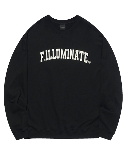F.ILLUMINATE（フィルミネイト）の「[FW]オーバーフィットアーチロゴスウェットシャツ - ブラック（スウェット・メンズ・その他・S/M/XL/L）」の2枚目の写真