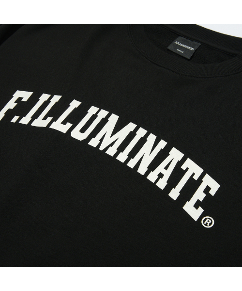 F.ILLUMINATE（フィルミネイト）の「[FW]オーバーフィットアーチロゴスウェットシャツ - ブラック（スウェット・メンズ・その他・S/M/XL/L）」の5枚目の写真