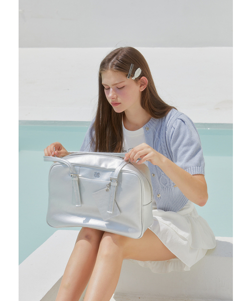 ANOETIC（アノエティック）の「SQUARE MULTI SHOULDER BAG_SILVER（ショルダーバッグ・レディース・シルバー・FREE）」の2枚目の写真