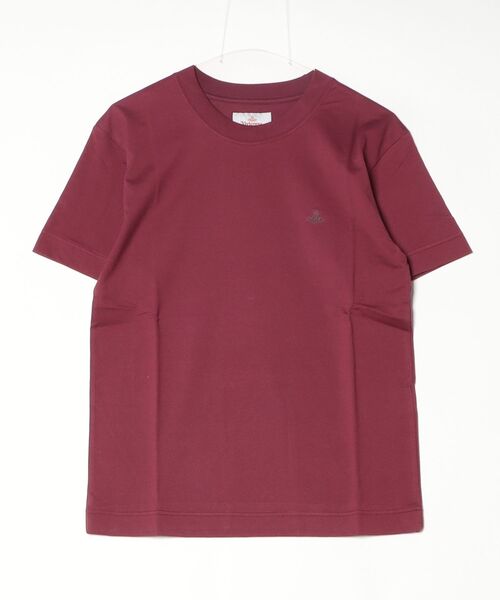 Vivienne Westwood MAN（ヴィヴィアンウエストウッドマン）の「ワンポイントORB リラックスTシャツ（Tシャツ/カットソー・メンズ・ブラック/パープル・M/S/L）」の2枚目の写真