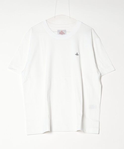 Vivienne Westwood MAN（ヴィヴィアンウエストウッドマン）の「ワンポイントORB リラックスTシャツ（Tシャツ/カットソー・メンズ・ブラック/パープル/ホワイト・M/S/L/XS）」の2枚目の写真