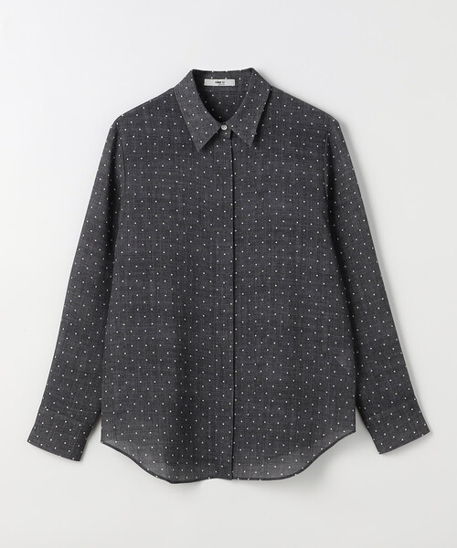 COMME CA（コムサ）の「ドットプリント ボウタイシャツ（シャツ/ブラウス・レディース・ブラック/トップグレー・11号/9号）」の18枚目の写真