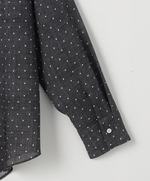 COMME CA（コムサ）の「ドットプリント ボウタイシャツ（シャツ/ブラウス・レディース・ブラック/トップグレー・11号/9号）」の22枚目の写真
