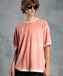 wjk | mt10204- back-spray dye S-S スプレーTシャツ(7135 cj75i)(Tシャツ/カットソー)