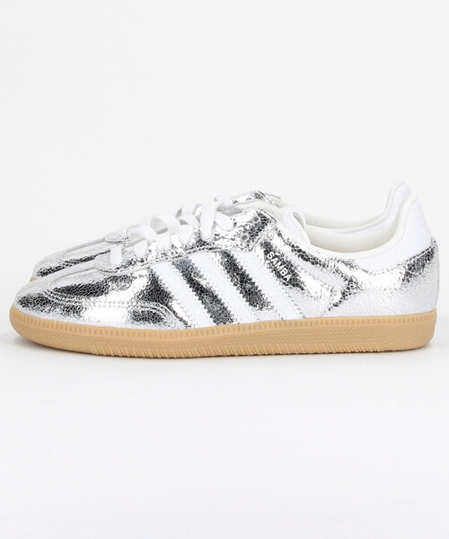 FREAK'S STORE(フリークスストア)の「adidas/アディダス Samba OG / サンバ OG(スニーカー・レディース・シルバー/ブラウン・24.0cm/24.5cm/23.5cm)」の4枚目の写真