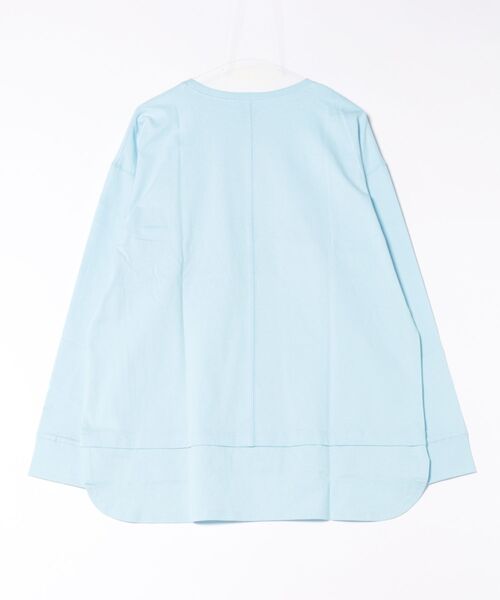 Ocean Pacific（オーシャンパシフィック）の「【OP/オーピー】レディース　ロングスリーブ　Tシャツ　ラウンドヘム（Tシャツ/カットソー・レディース・イエロー/ピンク/サックスブルー・MEDIUM）」の5枚目の写真