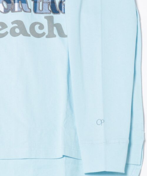 Ocean Pacific（オーシャンパシフィック）の「【OP/オーピー】レディース　ロングスリーブ　Tシャツ　ラウンドヘム（Tシャツ/カットソー・レディース・イエロー/ピンク/サックスブルー・MEDIUM）」の4枚目の写真