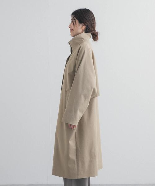 URBAN RESEARCH DOORS（アーバンリサーチドアーズ）の「BACKヨークスタンドカラーコート（その他アウター・レディース・ライトベージュ/ベージュ・FREE）」の11枚目の写真