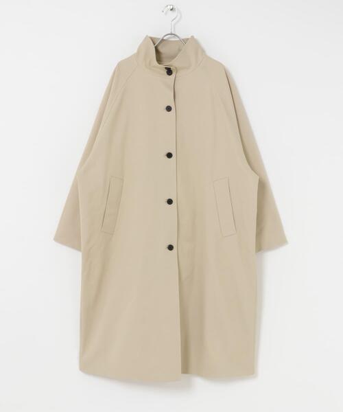 URBAN RESEARCH DOORS（アーバンリサーチドアーズ）の「BACKヨークスタンドカラーコート（その他アウター・レディース・ライトベージュ/ベージュ・FREE）」の13枚目の写真