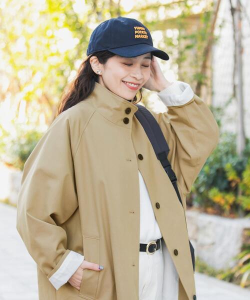 URBAN RESEARCH DOORS（アーバンリサーチドアーズ）の「BACKヨークスタンドカラーコート（その他アウター・レディース・ライトベージュ/ベージュ・FREE）」の22枚目の写真