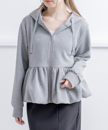 CLEAR BASIC | ダンボールバルーンパーカー［大人 カジュアル 着回し力抜群］≪新作≫(パーカー)