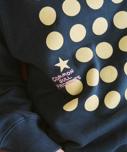 ドットグラフィック裏毛スウェット（スウェット）｜common gull