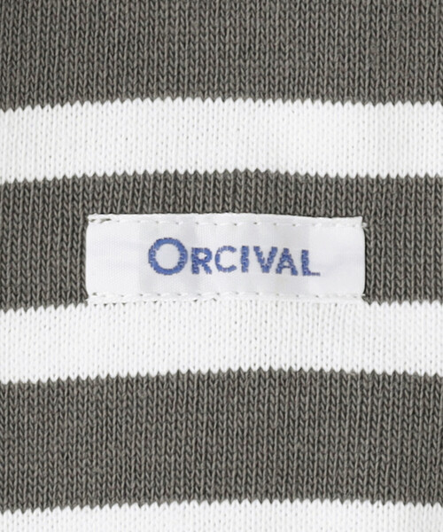 ORCIVAL（オーシバル）の「ORCIVAL | コットンロード ボートネック クロップドバスクTシャツ WOMEN（Tシャツ/カットソー・レディース・グレー系その他/ブラウン系その他2・1/2）」の12枚目の写真