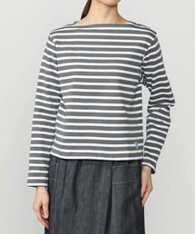 ORCIVAL | コットンロード ボートネック クロップドバスクTシャツ WOMEN