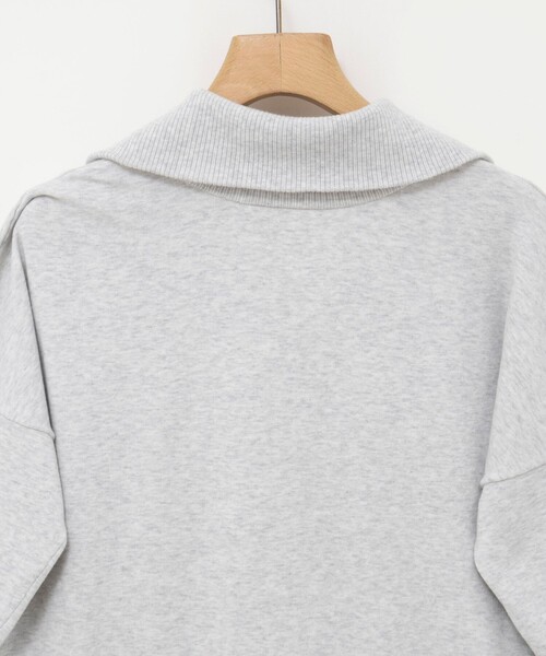 Rie Miller(リエミラー)の「《手洗い可能》ハーフZIPプルオーバー(ニット/セーター・レディース・ネイビー/ライトグレー・38)」の20枚目の写真