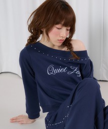 スウェット オフショルダー」に該当するトップスファッション通販