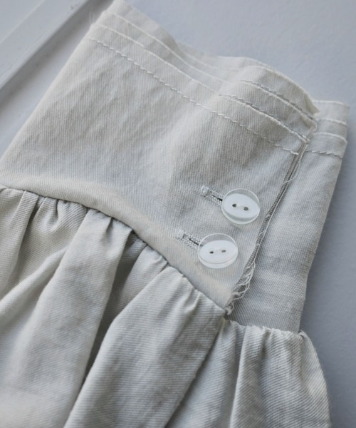 WILLFULLY(ウィルフリー)の「collar & cuffs triple layered over SH(シャツ/ブラウス・レディース・ストライプ/イエロー/セージグリーン・FREE)」の19枚目の写真