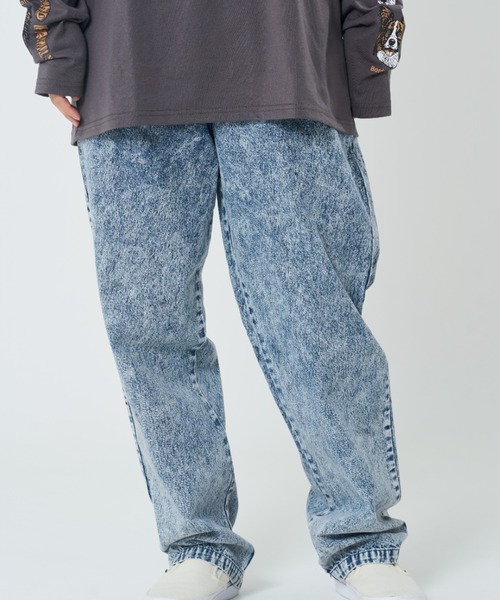 CORISCO(コリスコ)の「ケミカルデニム シェフパンツ(M1)(デニムパンツ・メンズ・インディゴブルー/ブラック・MEDIUM/X-LARGE/LARGE)」の14枚目の写真