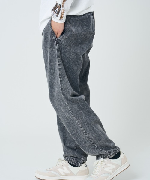 CORISCO(コリスコ)の「ケミカルデニム シェフパンツ(M1)(デニムパンツ・メンズ・インディゴブルー/ブラック・MEDIUM/X-LARGE/LARGE)」の9枚目の写真