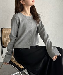 さっと羽織れてちょうど良いワッフルカーディガン