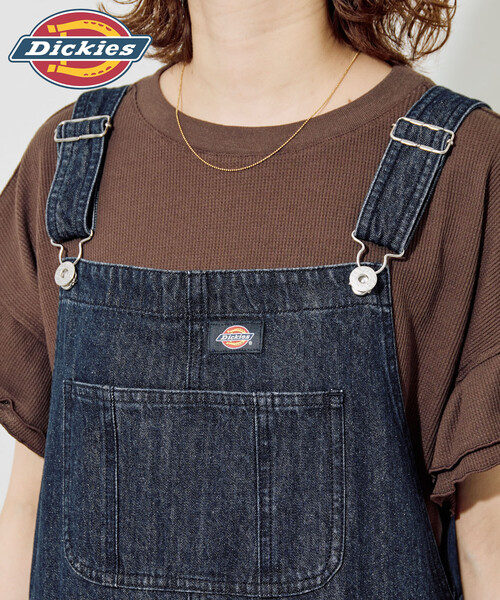 FREAK'S STORE（フリークスストア）の「限定展開 Dickies × FREAK'S STORE/ディッキーズ 別注 オーバーオール（サロペット/オーバーオール・レディース・ブラック/チャコール/ベージュ/ネイビー・ﾌﾘ-）」の13枚目の写真