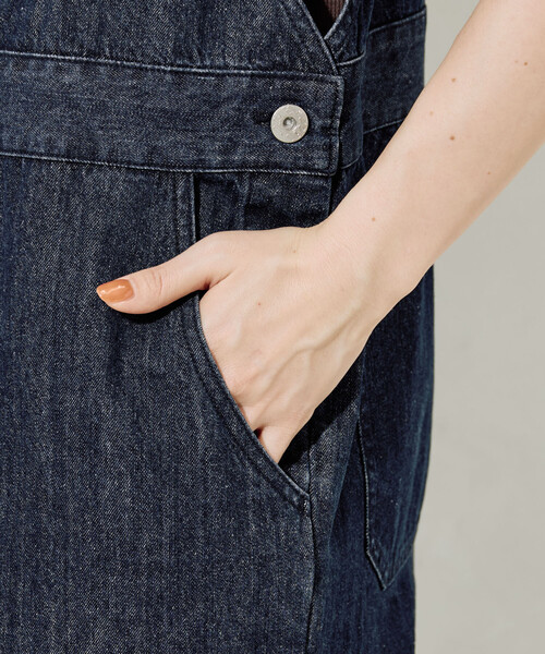 FREAK'S STORE（フリークスストア）の「限定展開 Dickies × FREAK'S STORE/ディッキーズ 別注 オーバーオール（サロペット/オーバーオール・レディース・ブラック/チャコール/ベージュ/ネイビー・ﾌﾘ-）」の16枚目の写真