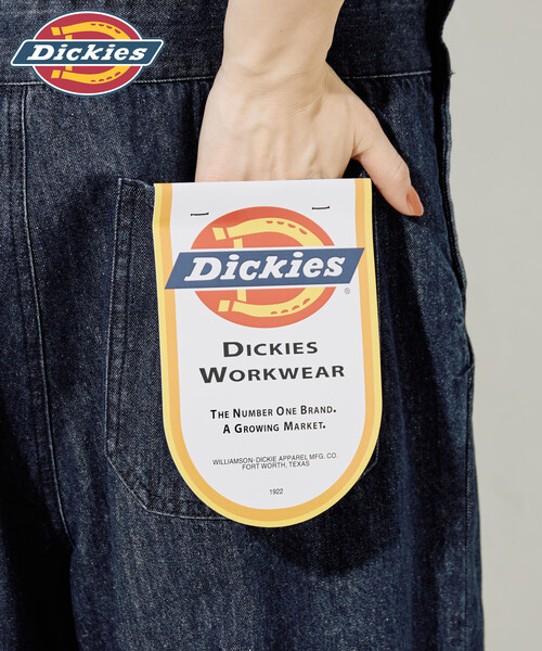 FREAK'S STORE（フリークスストア）の「限定展開 Dickies × FREAK'S STORE/ディッキーズ 別注 オーバーオール（サロペット/オーバーオール・レディース・ブラック/チャコール/ベージュ/ネイビー・ﾌﾘ-）」の18枚目の写真