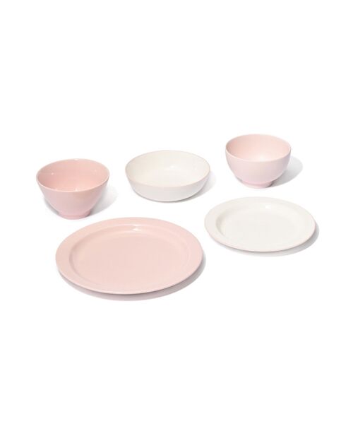 スターター5点セット オールタイム ピンク 食器 レンジ対応 食洗機対応