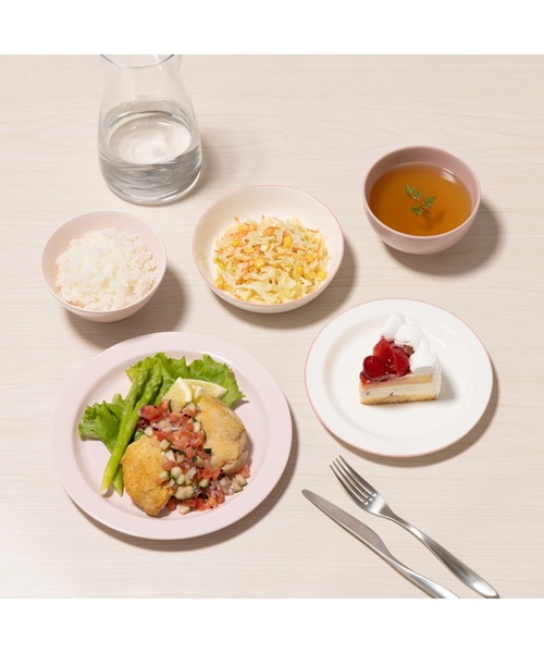 スターター5点セット オールタイム ピンク 食器 レンジ対応 食洗機対応
