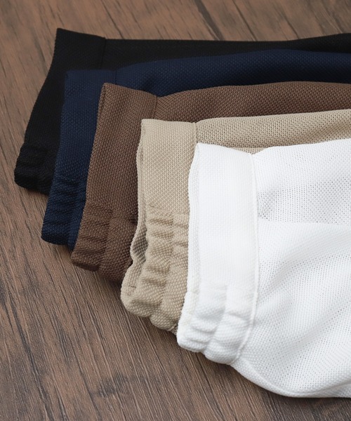 libelle more（リベル モア）の「メッシュジャガードノーカラーブルゾン（ブルゾン・レディース・ブラウン/オフホワイト/ベージュ/ネイビー/ブラック・M/L）」の8枚目の写真