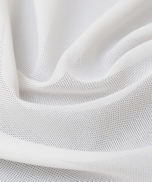 libelle more（リベル モア）の「メッシュジャガードノーカラーブルゾン（ブルゾン・レディース・ブラウン/オフホワイト/ベージュ/ネイビー/ブラック・M/L）」の9枚目の写真