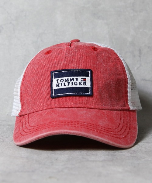 TOMMY HILFIGER(トミーヒルフィガー)の「TOMMY HILFIGER メッシュキャップ(キャップ・メンズ・レッド系その他・FREE)」の3枚目の写真