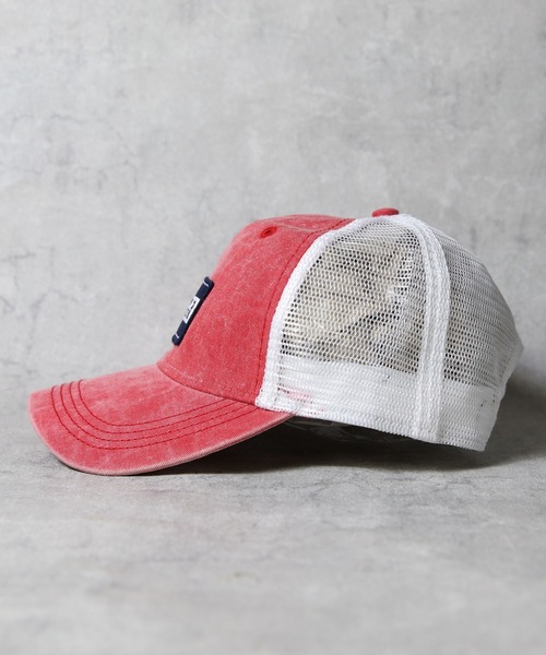 TOMMY HILFIGER(トミーヒルフィガー)の「TOMMY HILFIGER メッシュキャップ(キャップ・メンズ・レッド系その他・FREE)」の4枚目の写真