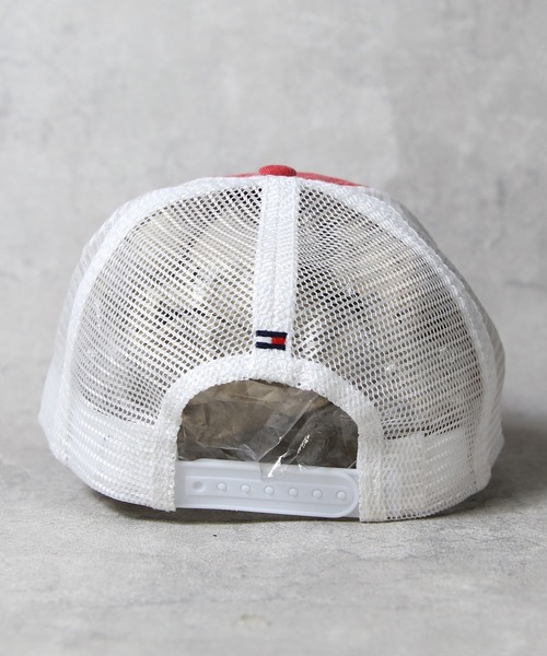 TOMMY HILFIGER(トミーヒルフィガー)の「TOMMY HILFIGER メッシュキャップ(キャップ・メンズ・レッド系その他・FREE)」の7枚目の写真
