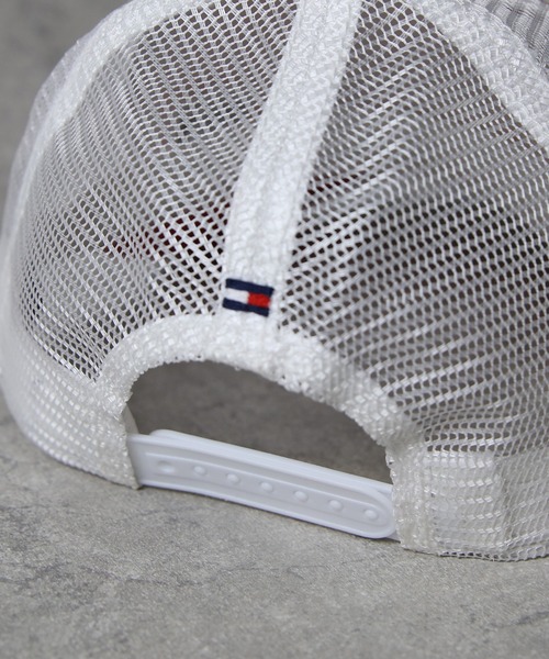 TOMMY HILFIGER(トミーヒルフィガー)の「TOMMY HILFIGER メッシュキャップ(キャップ・メンズ・レッド系その他・FREE)」の8枚目の写真