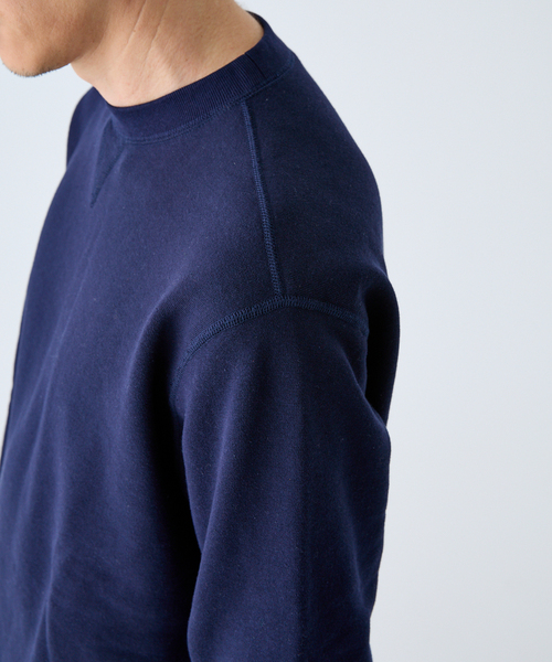 LOOPWHEELER（ループウィラー）の「LOOPWHEELER for LOWERCASE ライトツリウラケ ルーズスウェット（スウェット・メンズ・アイボリー/ネイビー/ライトグレー・SMALL/MEDIUM/LARGE/X-LARGE）」の21枚目の写真