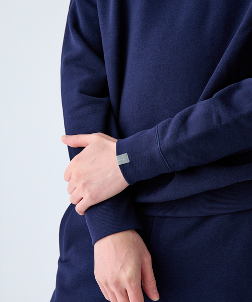 LOOPWHEELER（ループウィラー）の「LOOPWHEELER for LOWERCASE ライトツリウラケ ルーズスウェット（スウェット・メンズ・アイボリー/ネイビー/ライトグレー・SMALL/MEDIUM/LARGE/X-LARGE）」の20枚目の写真