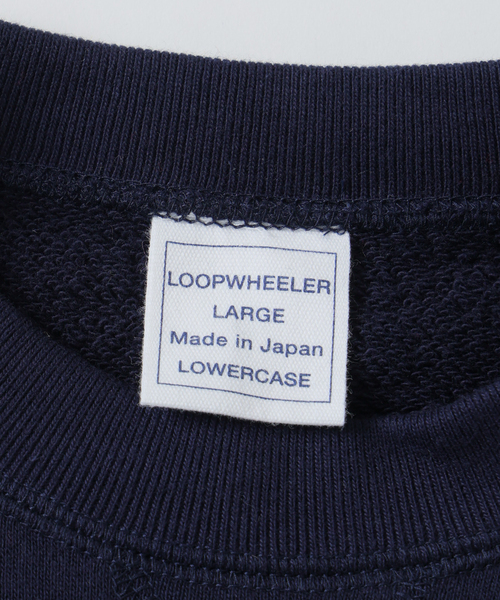 LOOPWHEELER（ループウィラー）の「LOOPWHEELER for LOWERCASE ライトツリウラケ ルーズスウェット（スウェット・メンズ・アイボリー/ネイビー/ライトグレー・SMALL/MEDIUM/LARGE/X-LARGE）」の15枚目の写真