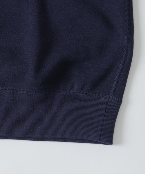 LOOPWHEELER（ループウィラー）の「LOOPWHEELER for LOWERCASE ライトツリウラケ ルーズスウェット（スウェット・メンズ・アイボリー/ネイビー/ライトグレー・SMALL/MEDIUM/LARGE/X-LARGE）」の12枚目の写真