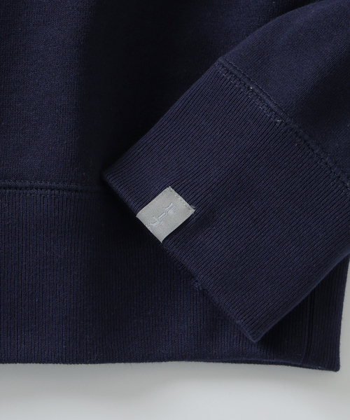 LOOPWHEELER（ループウィラー）の「LOOPWHEELER for LOWERCASE ライトツリウラケ ルーズスウェット（スウェット・メンズ・アイボリー/ネイビー/ライトグレー・SMALL/MEDIUM/LARGE/X-LARGE）」の9枚目の写真