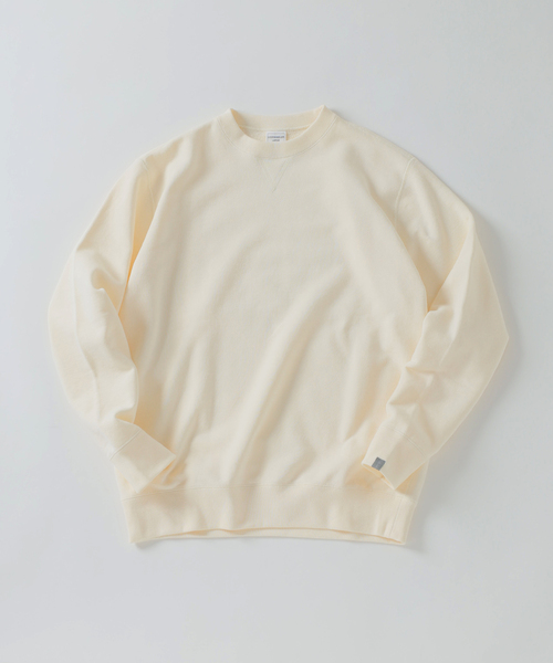 LOOPWHEELER（ループウィラー）の「LOOPWHEELER for LOWERCASE ライトツリウラケ ルーズスウェット（スウェット・メンズ・アイボリー/ネイビー/ライトグレー・SMALL/MEDIUM/LARGE/X-LARGE）」の5枚目の写真