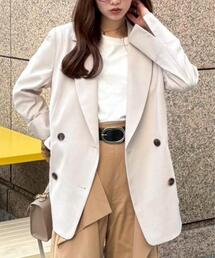 FREE'S MART（フリーズマート）の「◆梳毛調合繊ダブルブレストジャケット（テーラードジャケット）」